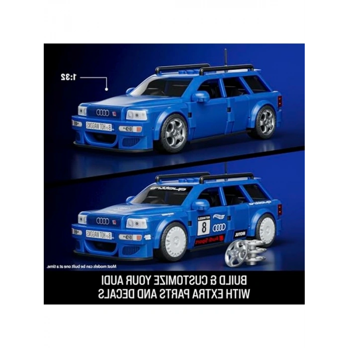 Hot Wheels Speed Audi ile Özel Süslemeli Araç Seti