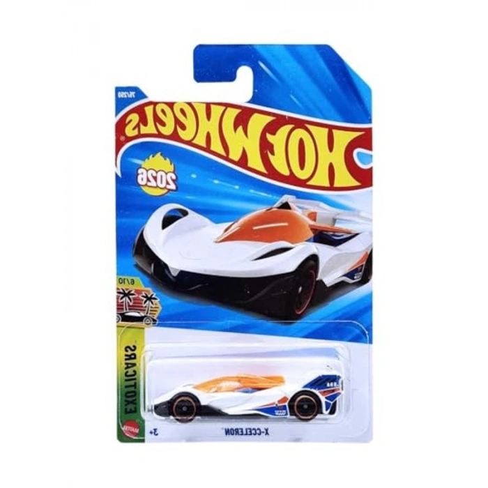 Hot Wheels tekli arabalar, X-CCELERON modeli, kısa kart