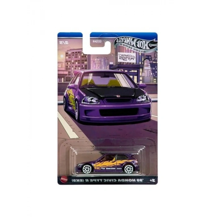 Hot Wheels Temalı Arabalar Silver Serisi 99 HONDA CIVIC TYPE R (EK9) JKX57