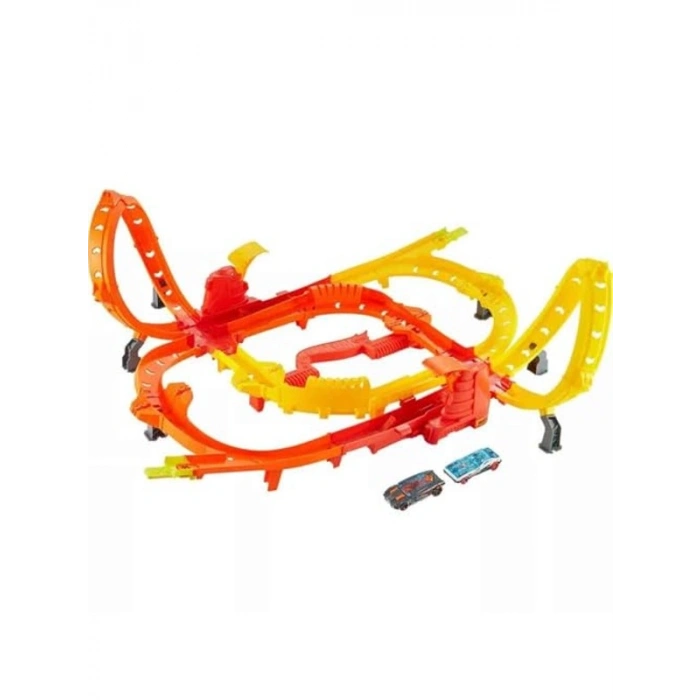 Hot Wheels Turbo Oyun Parkuru, 1:64 Ölçekli Araç ve Pist
