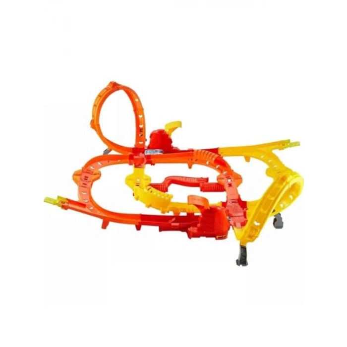 Hot Wheels Turbo Oyun Parkuru, 1:64 Ölçekli Araç ve Pist
