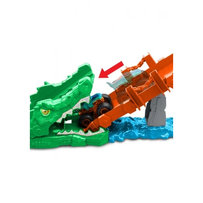 Hot Wheels®monster Trucks Timsahı Devir Oyun Seti JJN45