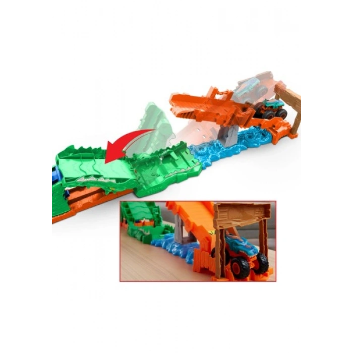 Hot Wheels®monster Trucks Timsahı Devir Oyun Seti JJN45