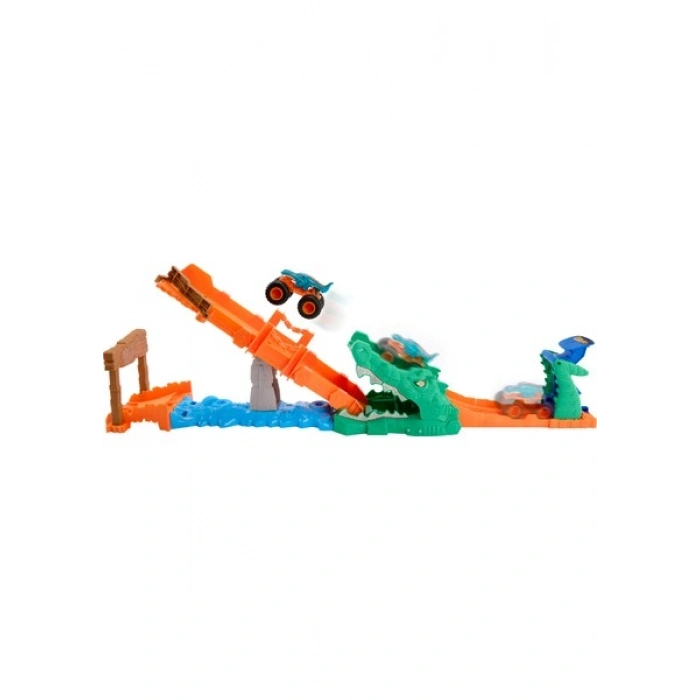 Hot Wheels®monster Trucks Timsahı Devir Oyun Seti JJN45