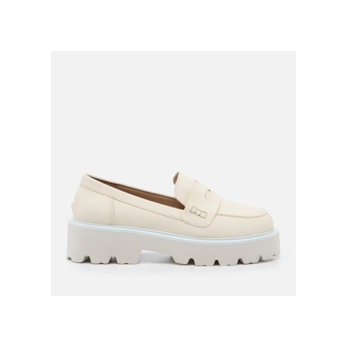 Hotiç 01AYH262010A400 Kemik Kadın Loafer