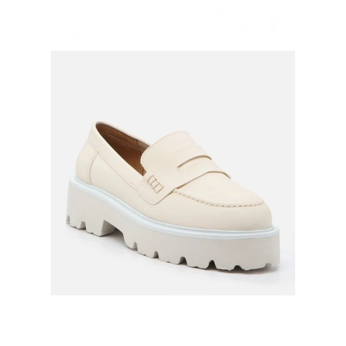 Hotiç 01AYH262010A400 Kemik Kadın Loafer