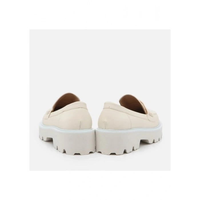 Hotiç 01AYH262010A400 Kemik Kadın Loafer