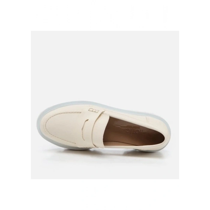 Hotiç 01AYH262010A400 Kemik Kadın Loafer