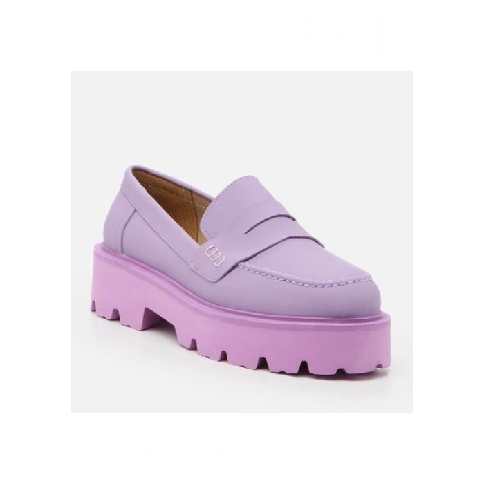 Hotiç 01AYH262010A610 Lila Kadın Loafer