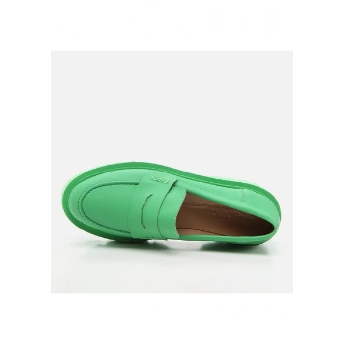 Hotiç 01AYH262010A840 Yeşil Kadın Loafer