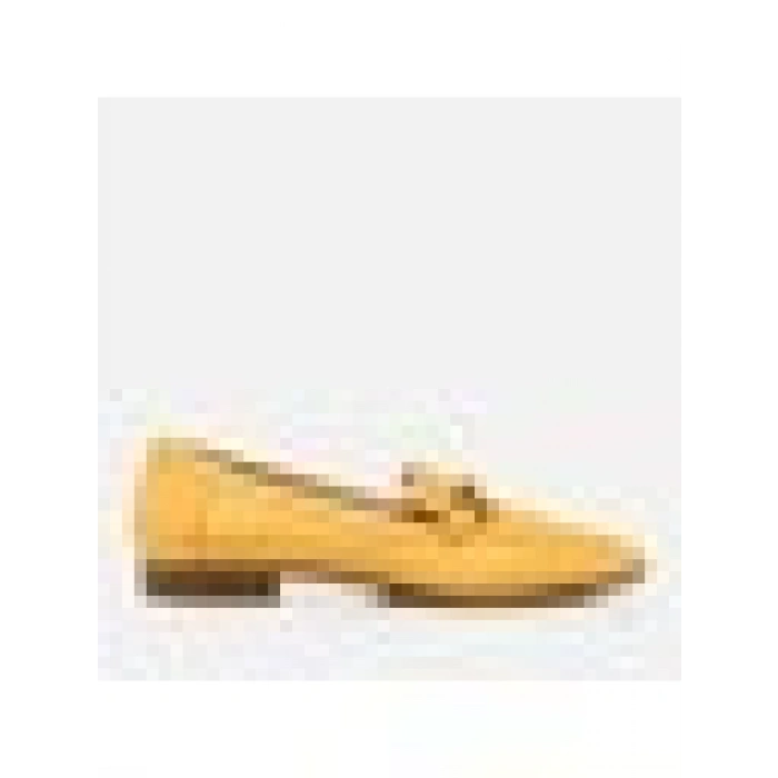 Hotiç 01AYH268520A350 Hakiki Deri Hardal Kadın Loafer