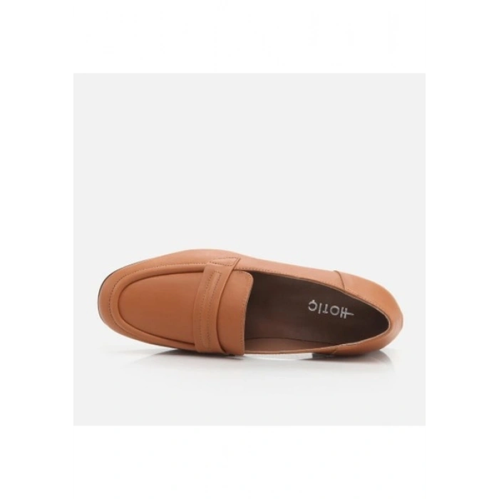 Hotiç 01AYH274640A370 Hakiki Deri Taba Kadın Loafer