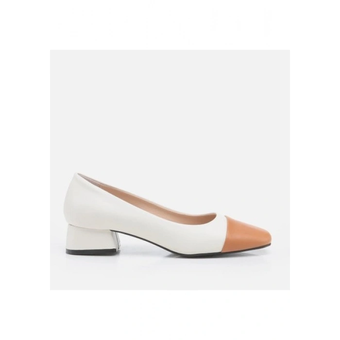 Hotiç 01AYH274730A313 Hakiki Deri Bej Kadın Loafer