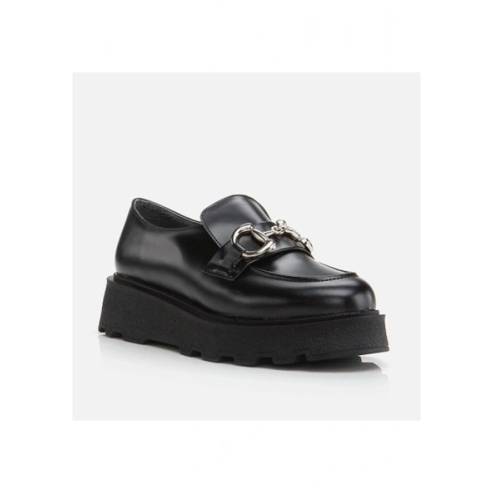 Hotiç 01AYH276450A100 Siyah Kadın Loafer