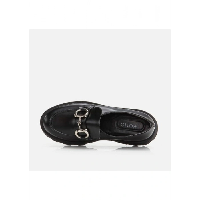 Hotiç 01AYH276450A100 Siyah Kadın Loafer