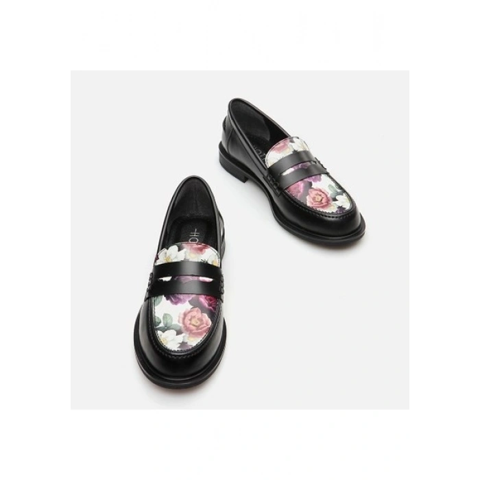 Hotiç 01AYH287880A197 Siyah Kadın Loafer