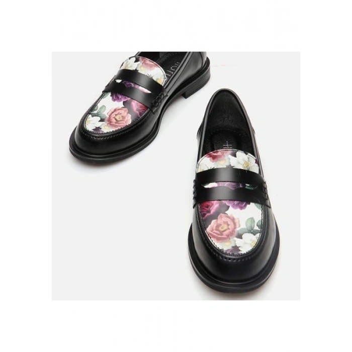 Hotiç 01AYH287880A197 Siyah Kadın Loafer