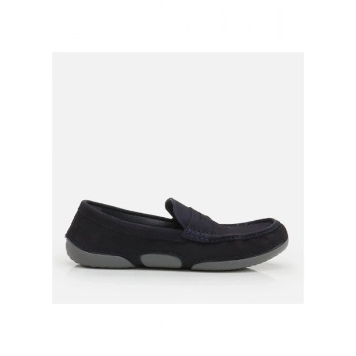 Hotiç 02AYH265230A680 Hakiki Deri Lacivert Erkek Loafer