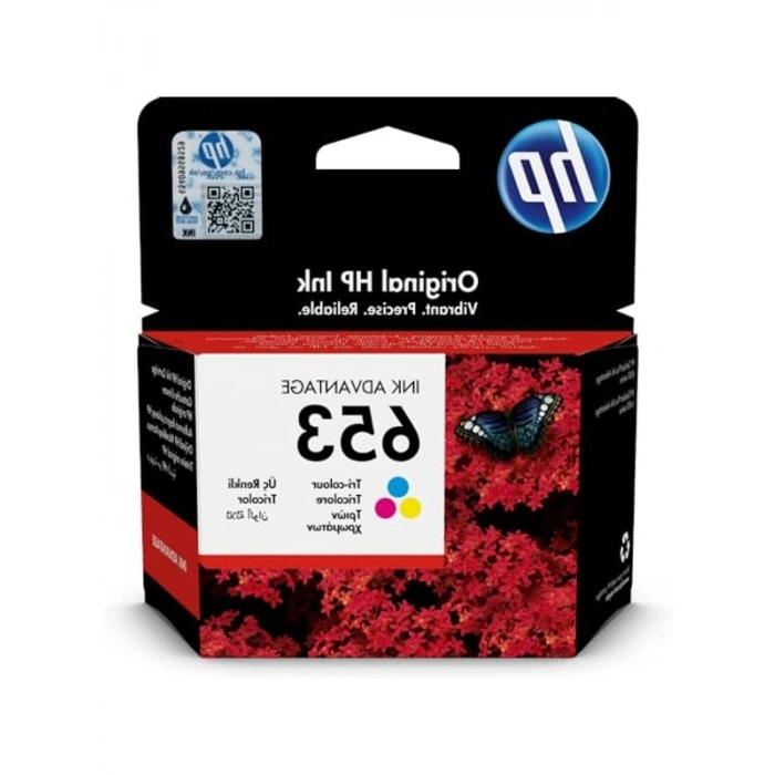HP 653 Renkli Mürekkep Kartuş 200 Sayfa (3YM74AE)