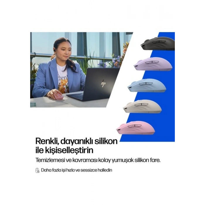 Hp AZ7B5AA 400 Quıet Pınk Wıreless Mouse