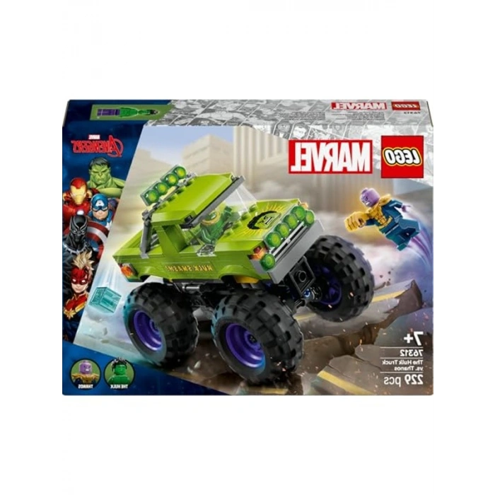 Hulk Kamyonu Yapım Seti, 7 Yaş ve Üzeri Çocuklar İçin 229 Parça Eğlenceli Hediye