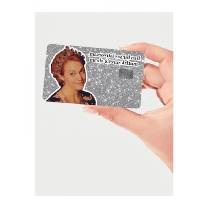 Hürrem Sultan Tasarımlı Kredi Kartı Kaplama Sticker