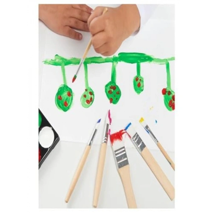 Huş Ağaçlı 6 Parça Fırça Seti