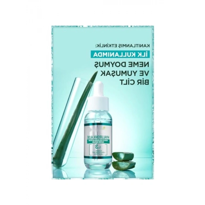 Hyaluronik Asit ve Aloe Vera İçeren Süper Serum - 30ml