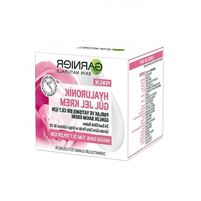 Hyaluronik Gül Jel Krem, Günlük Bakım İçin 50 ml