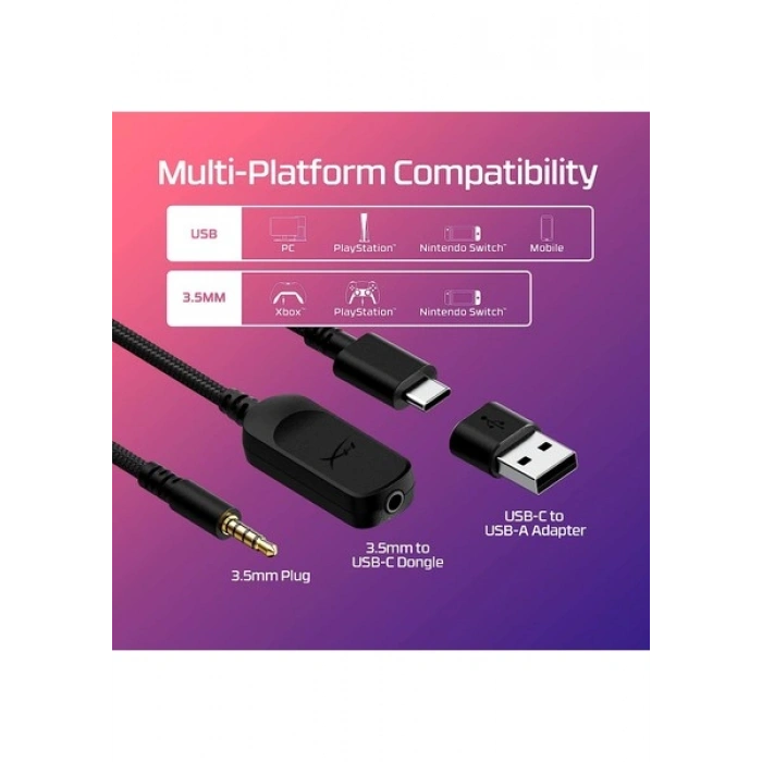 HyperX Cloud III Kırmızı Siyah Kablolu Oyuncu Kulaklığı 727A9AA