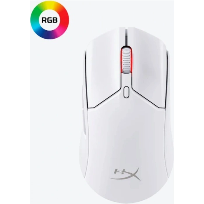 HyperX Pulsefire Haste 2 26K DPI Beyaz Hafif Kablosuz Gaming Mouse 6N0A9AA