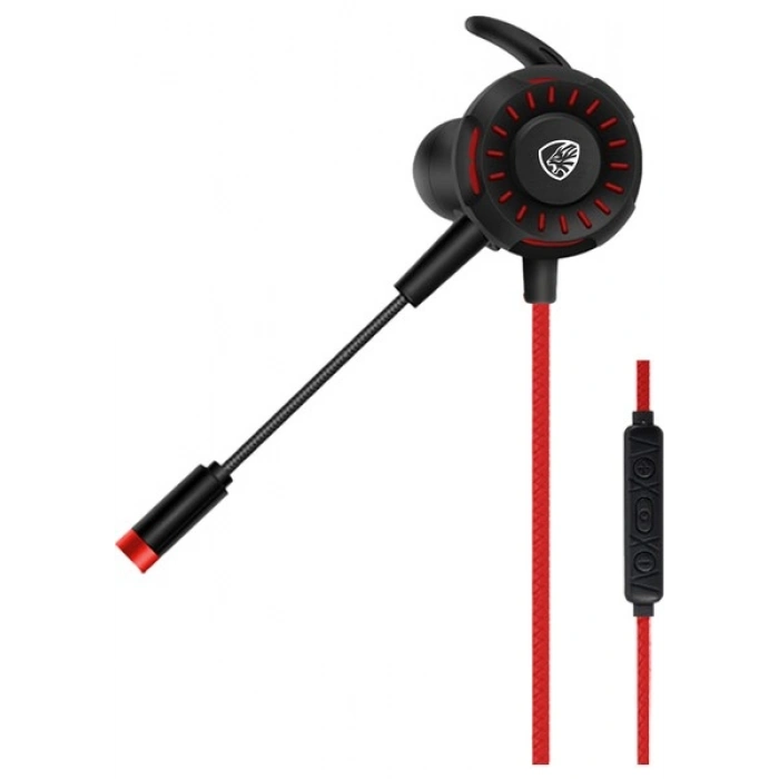 Hytech Hy-Gk1 3,5 Oyuncu Esnek Mikrofonlu Kırmızı Kulakiçi Kulaklık