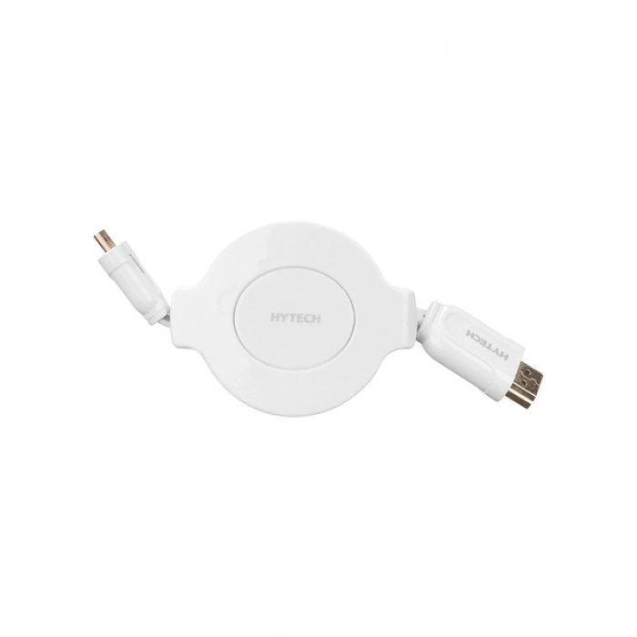 Hytech HY-W295 Micro HDMI M/m 1.3m Altın Uçlu 24K 1.4 Ver. 3D Makaralı Kablo
