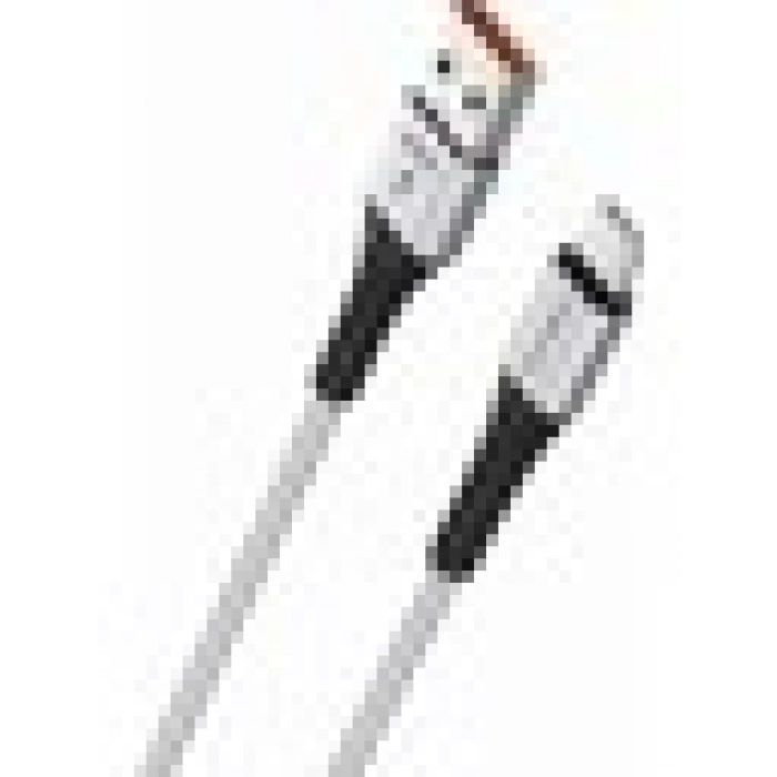 Hytech HY-X431 1m 3A Type-C Örgülü Silver Gri Data + Şarj Kablosu