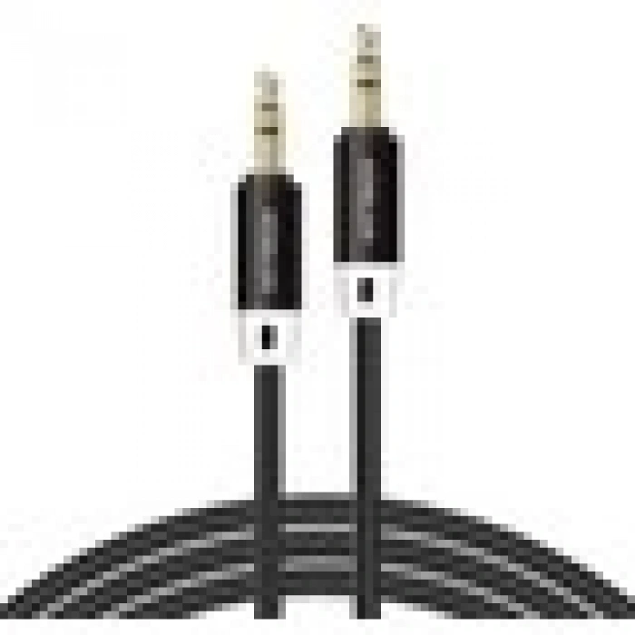 Hytech HY-X75 2m Siyah 3.5mm Stereo Ses Kablosu