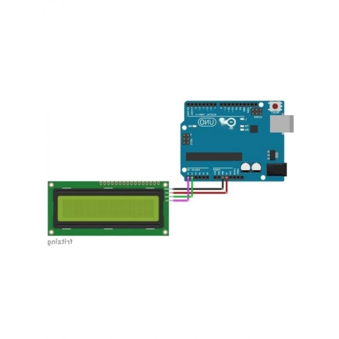 I2C Modüllü 2x16 LCD Ekran - Kolay Kullanım