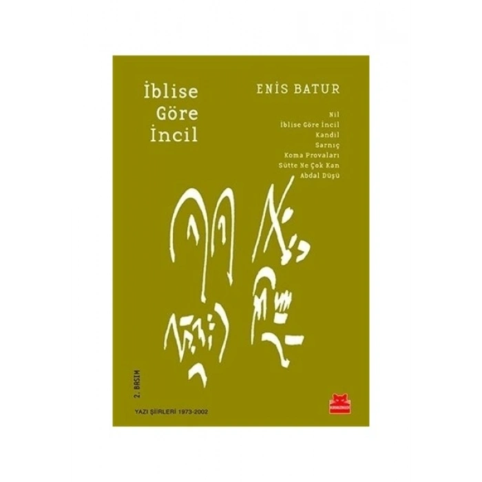 İblise Göre İncil - Enis Batur