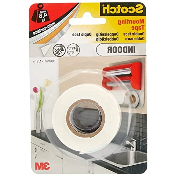 İç Montaj Bandı, 19 mm x 1,5 m Uzunluğu, 1 Rulo/Paket