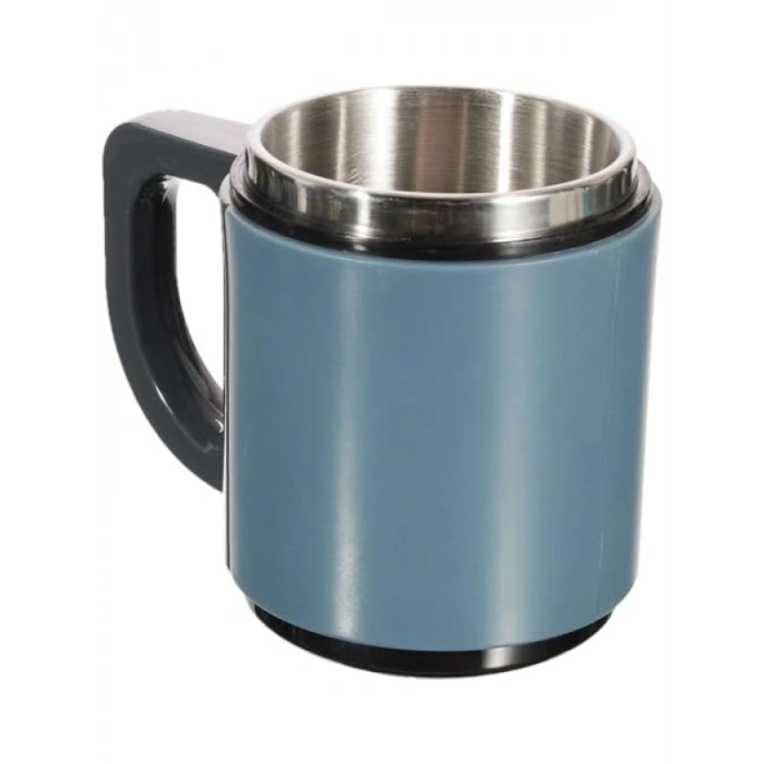 İçi Çelik Dışı Plastik Kupa, Kırmızı/Mavi, 500 ml