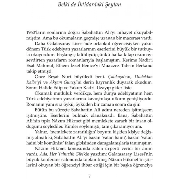 İçimizdeki Şeytan - Sabahattin Ali
