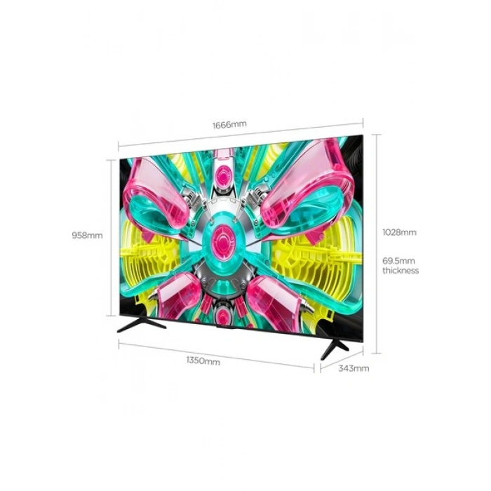 iFFALCON 75U75A 75 190 Ekran Uydu Alıcılı 4K Ultra HD Google QLED TV