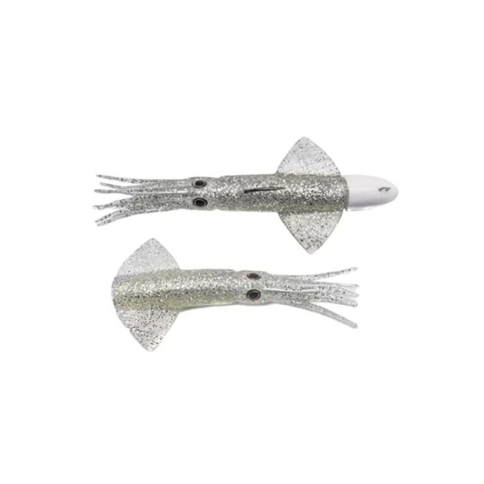 Ika Silikon Kalamar 70 gr + Yedek Vücut #10 Silver