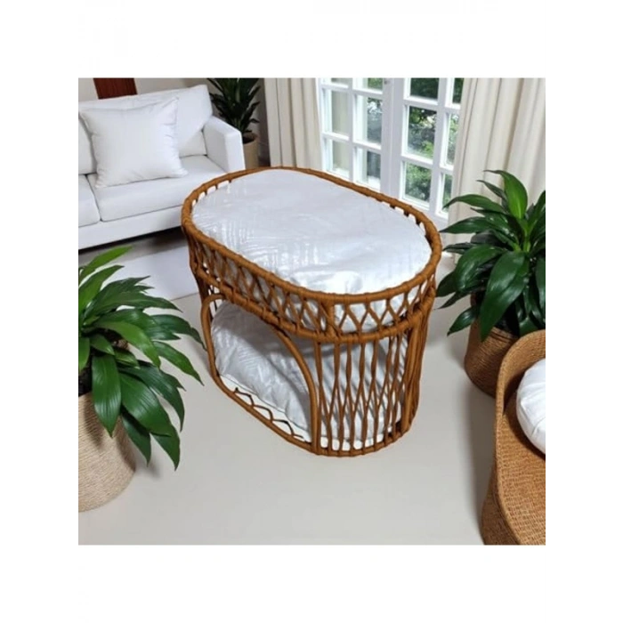 İki Katlı Modern Kedi Yatağı, Rahat ve Şık Kahverengi Tasarım