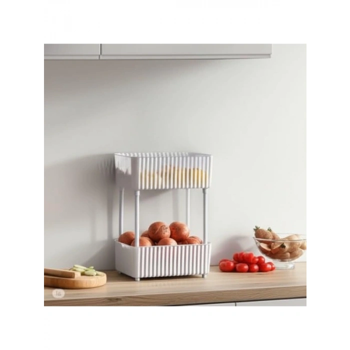 İki Katlı Organizer Sepet - Fiesta Serisi