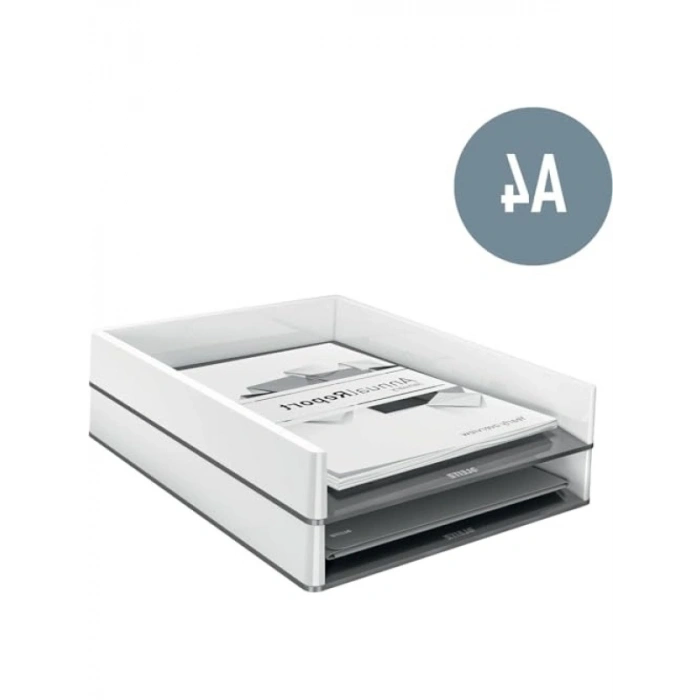 İki Renkli A4 Evrak Rafı - Şık Tasarım