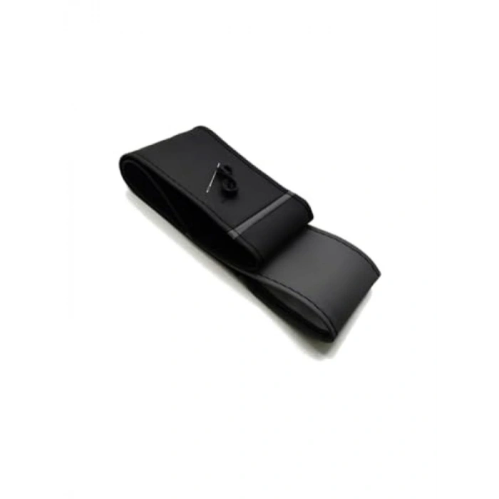 İki Renkli Direksiyon Kılıfı - Gri-Siyah