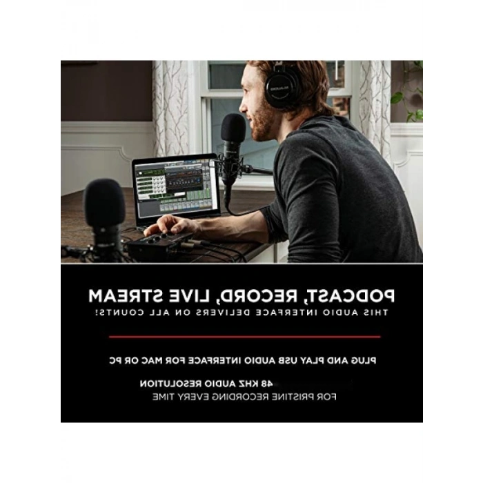 İkili Girişlere Sahip Taşınabilir USB Ses Arayüzü