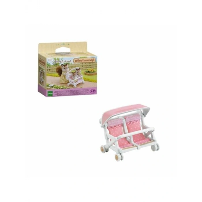 İkili Oyuncak Puset - Oyun Figürleri İçin Aksesuar