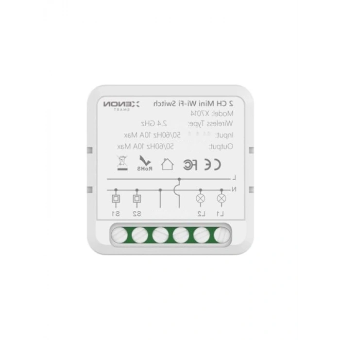 İkili Wi-Fi Akıllı Anahtar - Uzaktan Kontrol, 16A