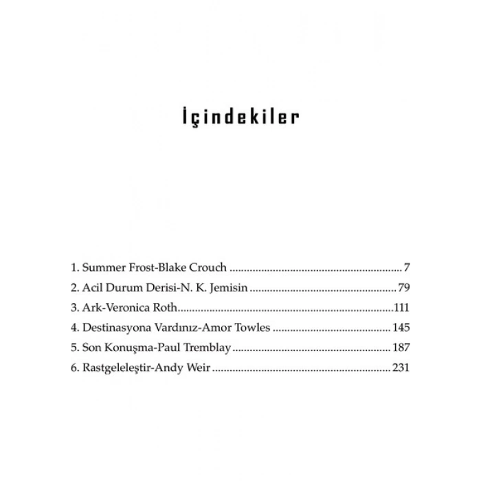 İleri Sar: Gelecekten Öyküler